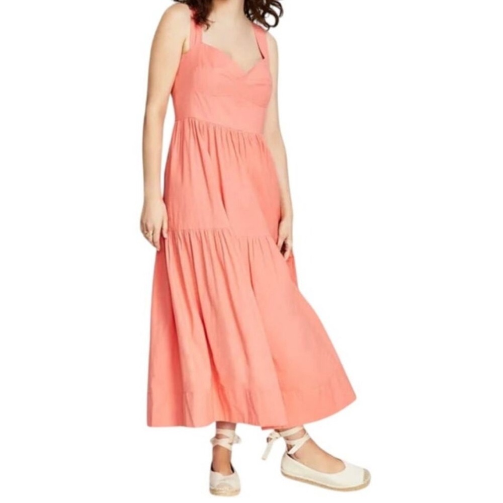 NWT And Now This Peach Maxi Dress